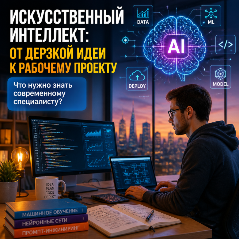 Искусственный интеллект: От дерзкой идеи к рабочему проекту. Что нужно знать современному специалисту?